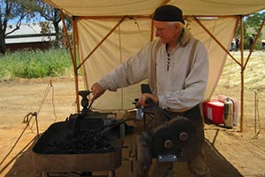 Mark, the Coloma Blacksmith.